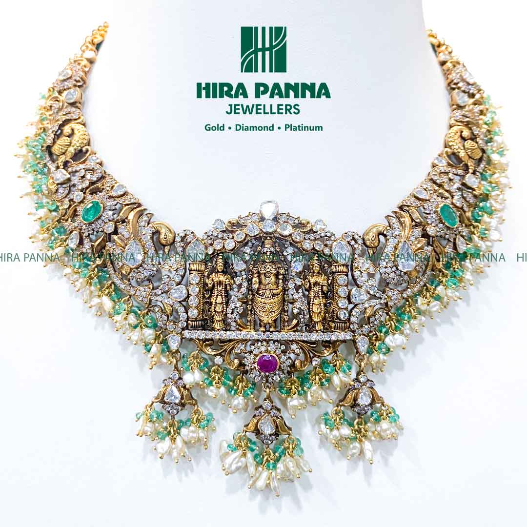 Victorian Ram Parivar Triple Cut Diamond