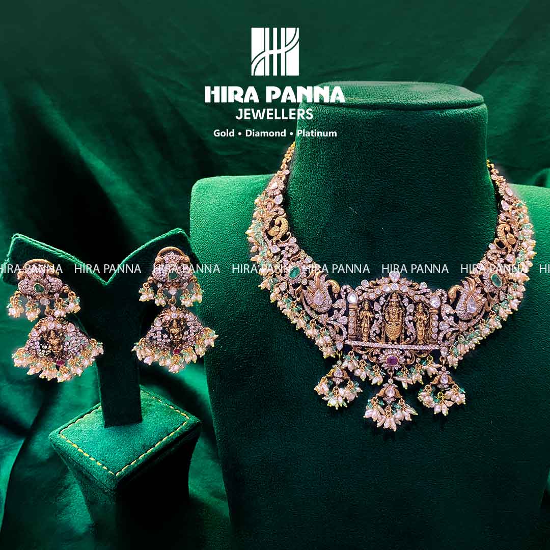Victorian Ram Parivar Triple Cut Diamond
