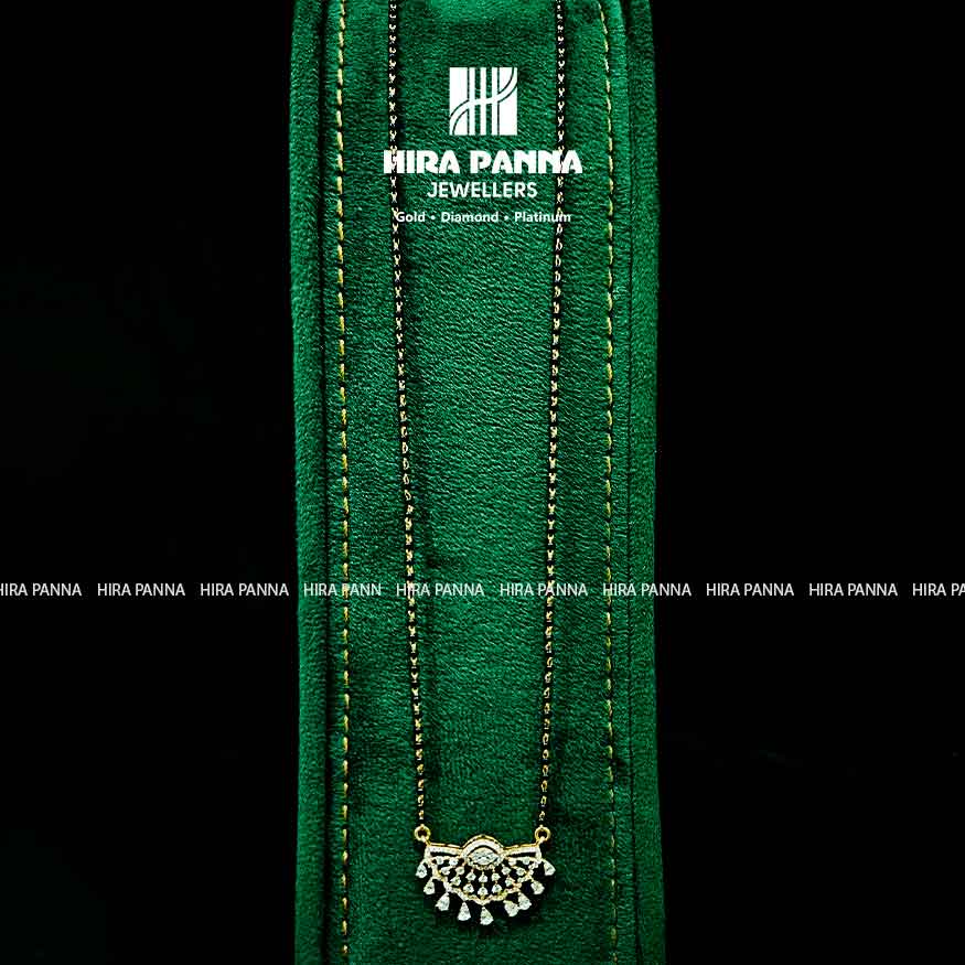 Fancy Mangalsutra Diamond Pendant