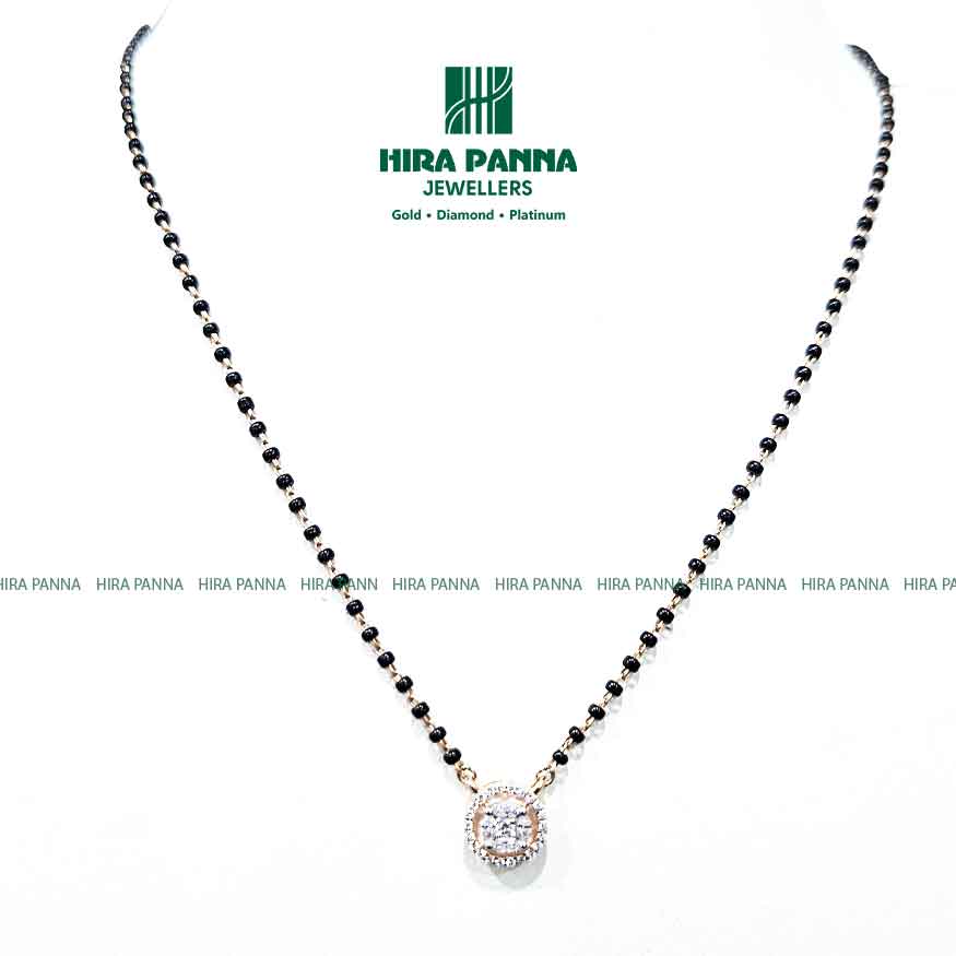 Traditional Mangalsutra Diamond Pendant
