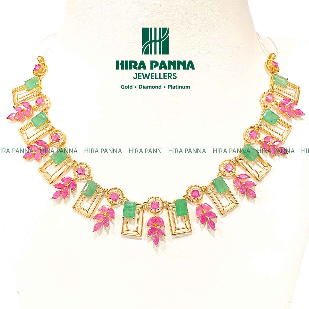 Fancy Ruby & Emerlad Neckwear