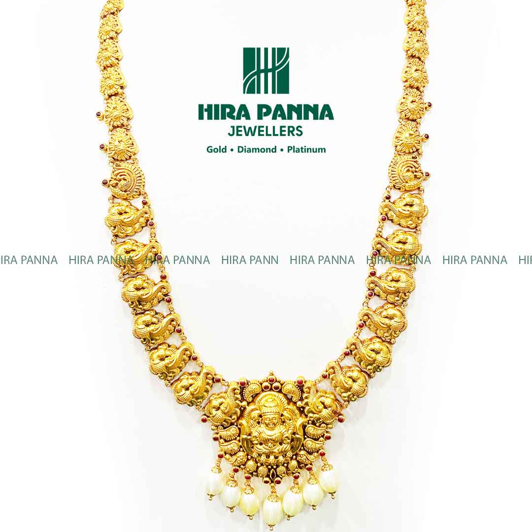 Antique Lakshmi Devi & Peacock Haram