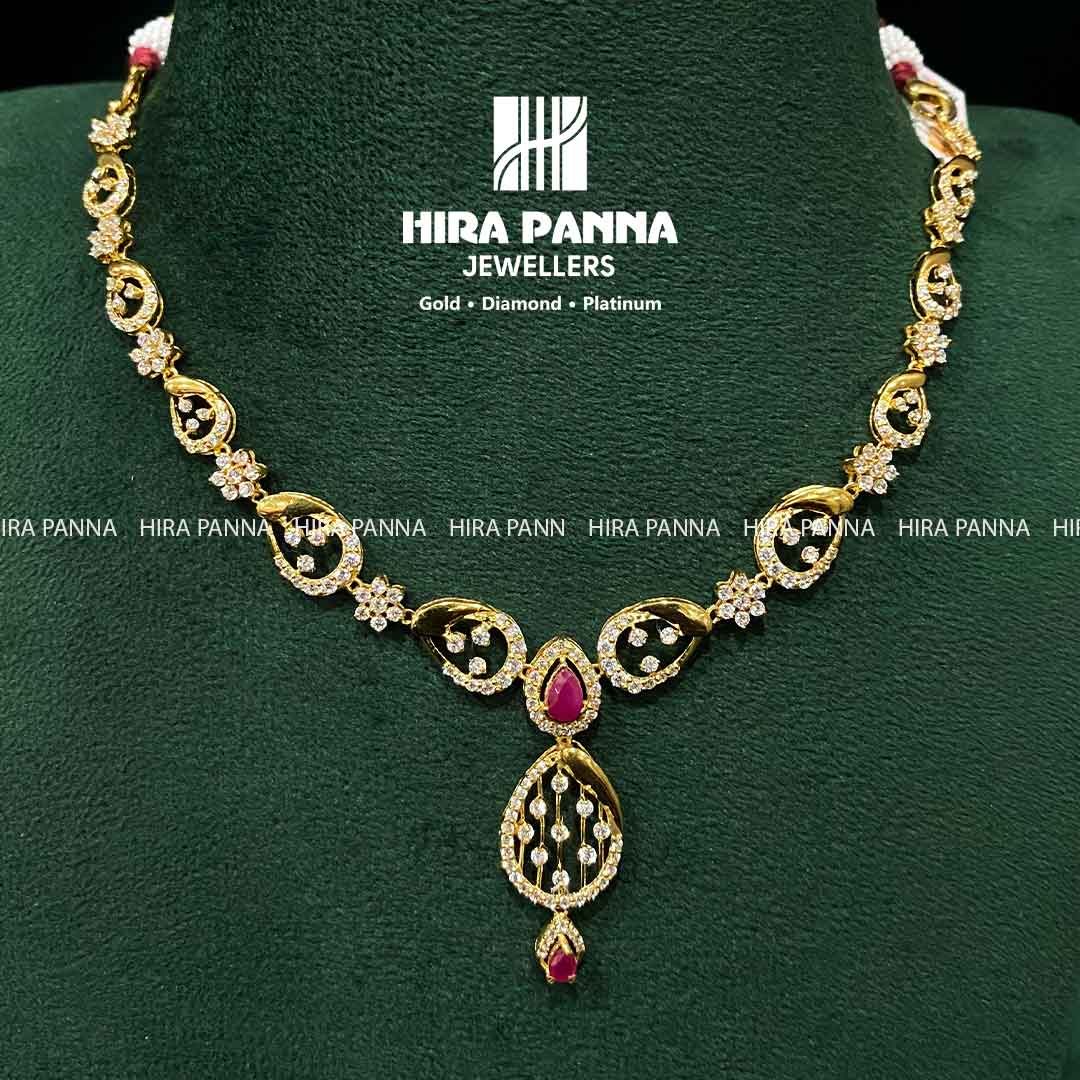 Fancy Swarovski Ruby Neckwear