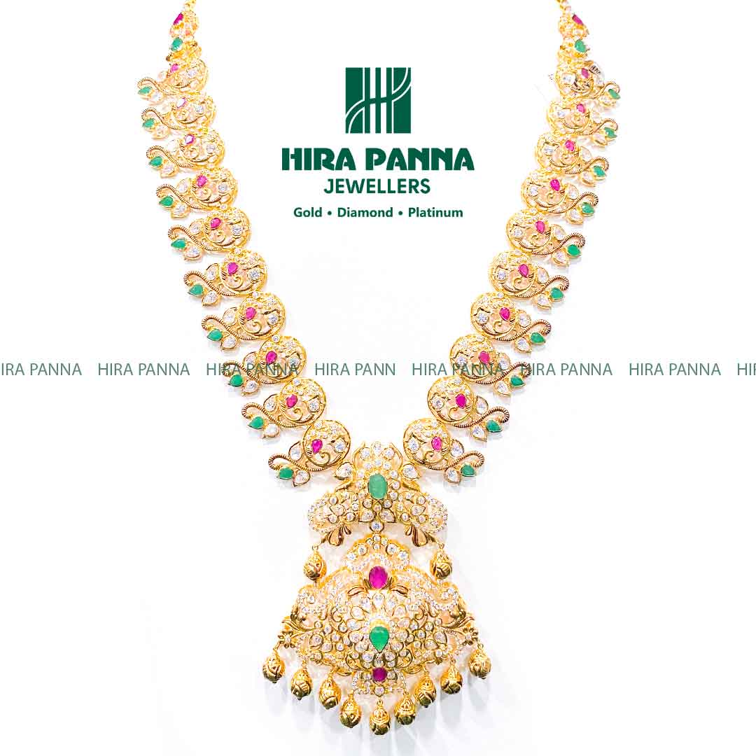 Pachi Work Ruby & Emerald Haram