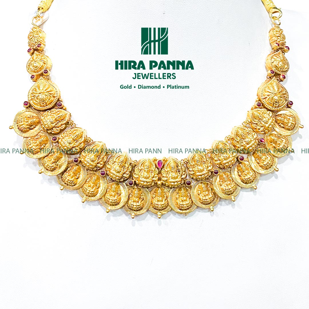 Antique Lakshmi Devi Kasulu Neckwear