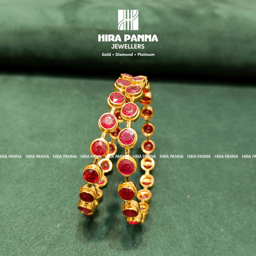 Ruby Fancy Bangles