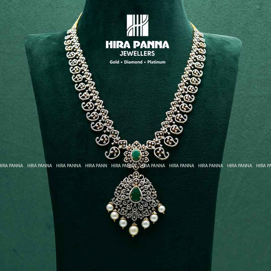 Open Setting Ruby & Emerald Diamond Haram