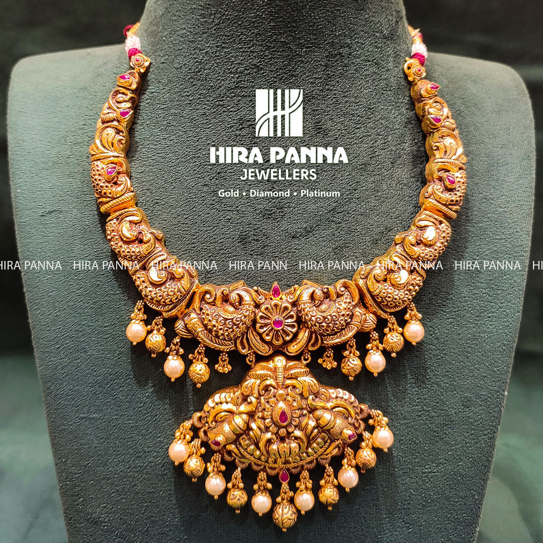 Antique Peacock Necklace