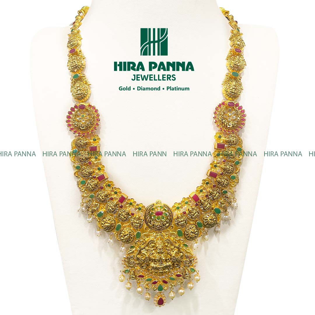 Antique Laxmi Devi & Peacock Haram