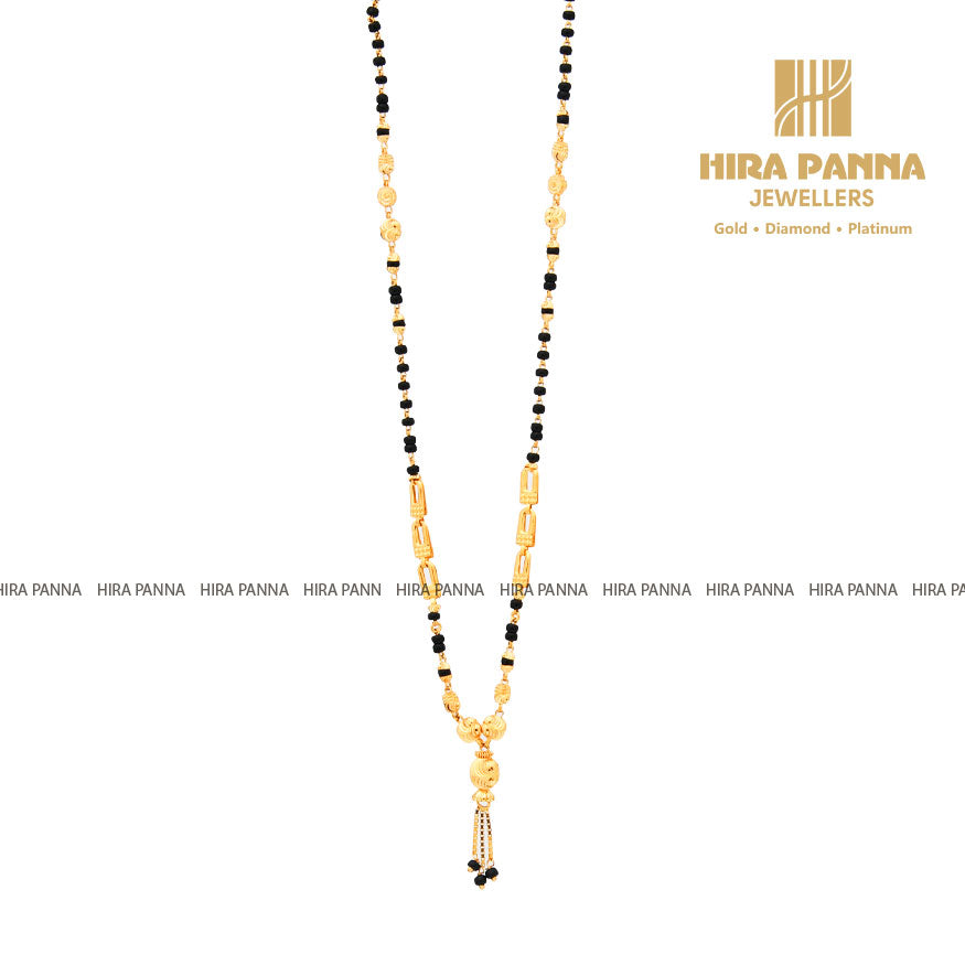 Fancy Black Beads Mala