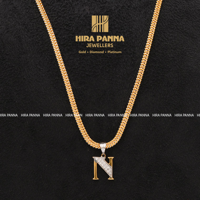 Letter N Pendant