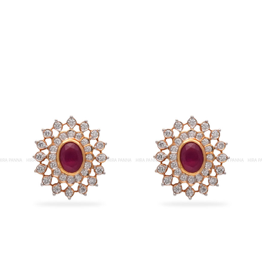 Diamond Stud Earrings