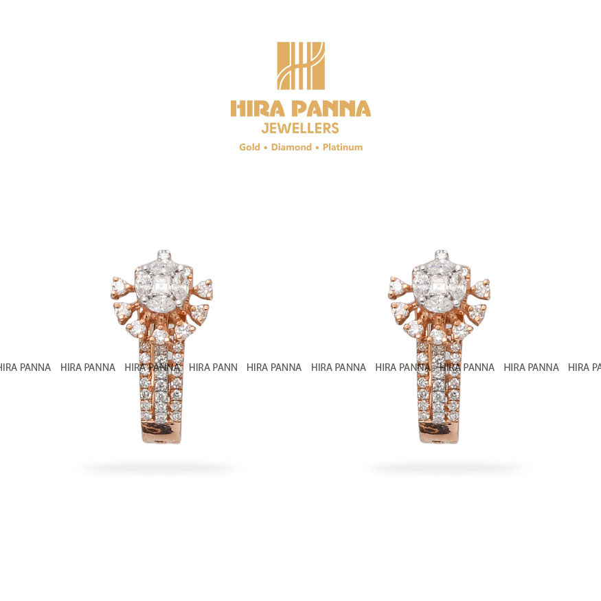 Diamond Bali Earrings