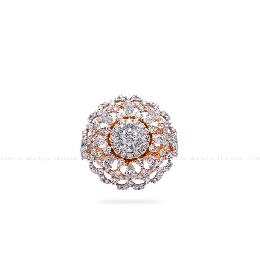 Rose Gold Cocktail Ring