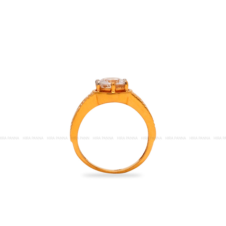 Casting Solitaire Ring
