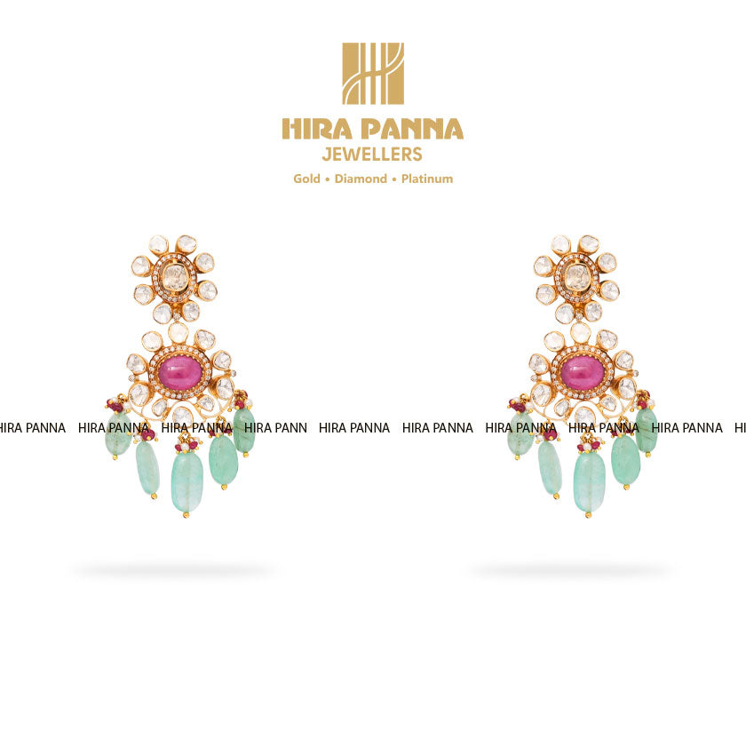 Triple Cut Diamond Neckwear Set