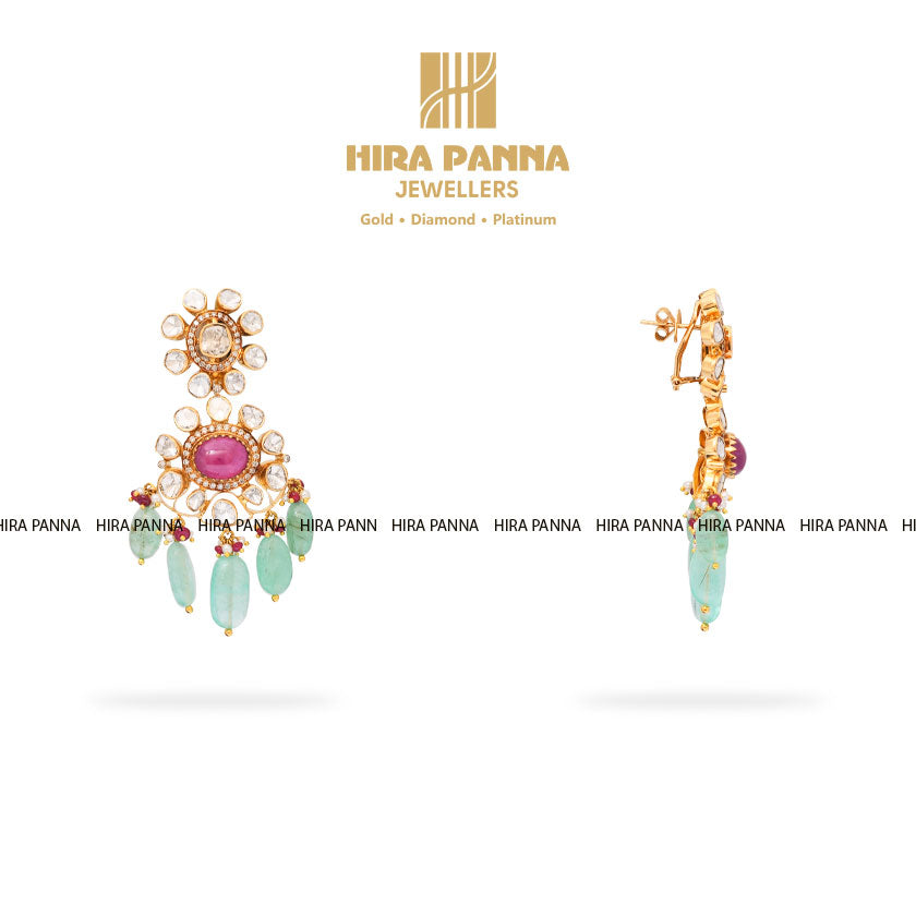 Triple Cut Diamond Neckwear Set