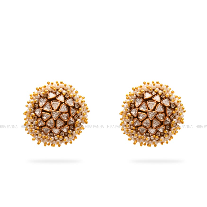 Jadau Pendant & Earrings