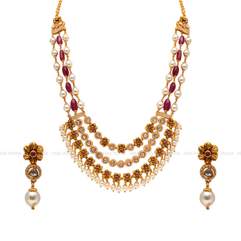 Polki Antique Neckwear Set