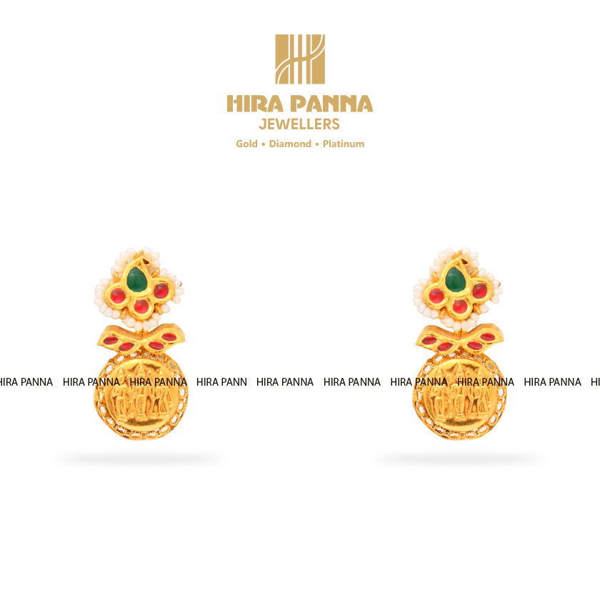 Antique Gutta Pusalu Ramparivar Neckwear Set
