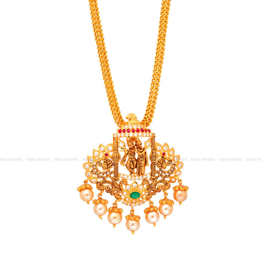 Krishna & Radha Locket Pendant