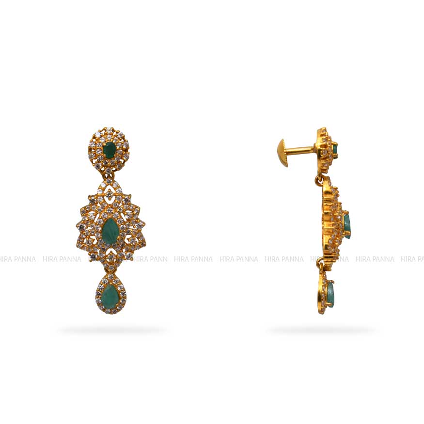 Gold Hanging Earrings