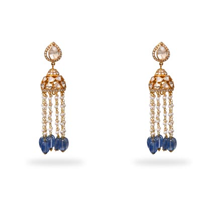 Jadau Hanging Earrings