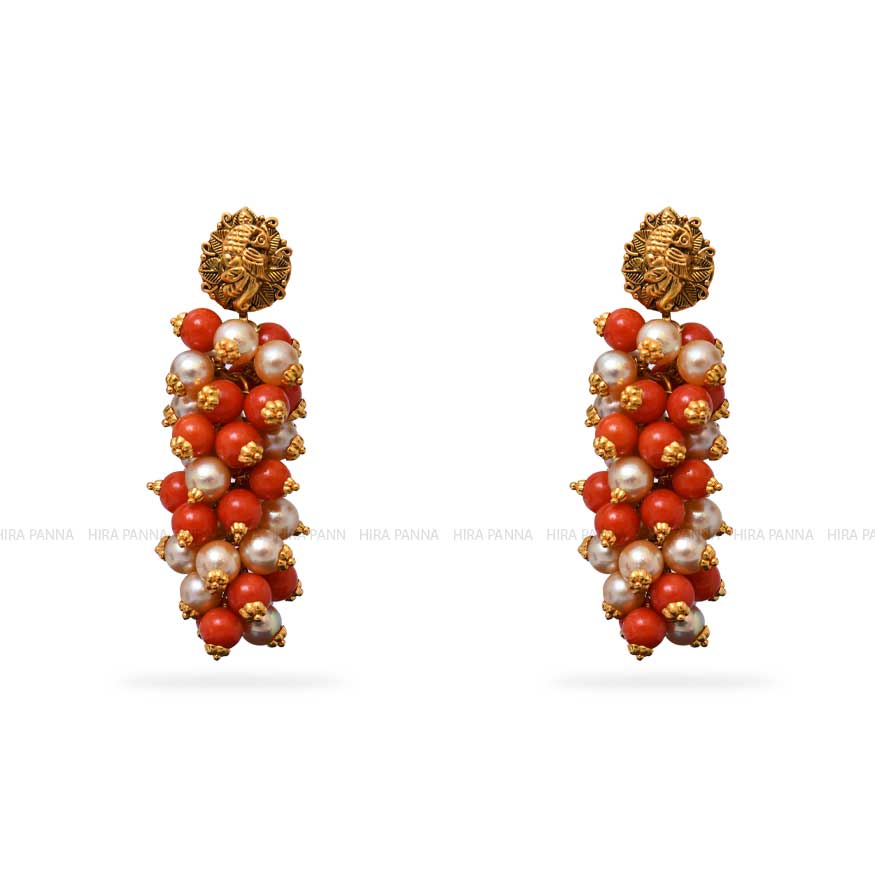 Jadau Hanging Earrings