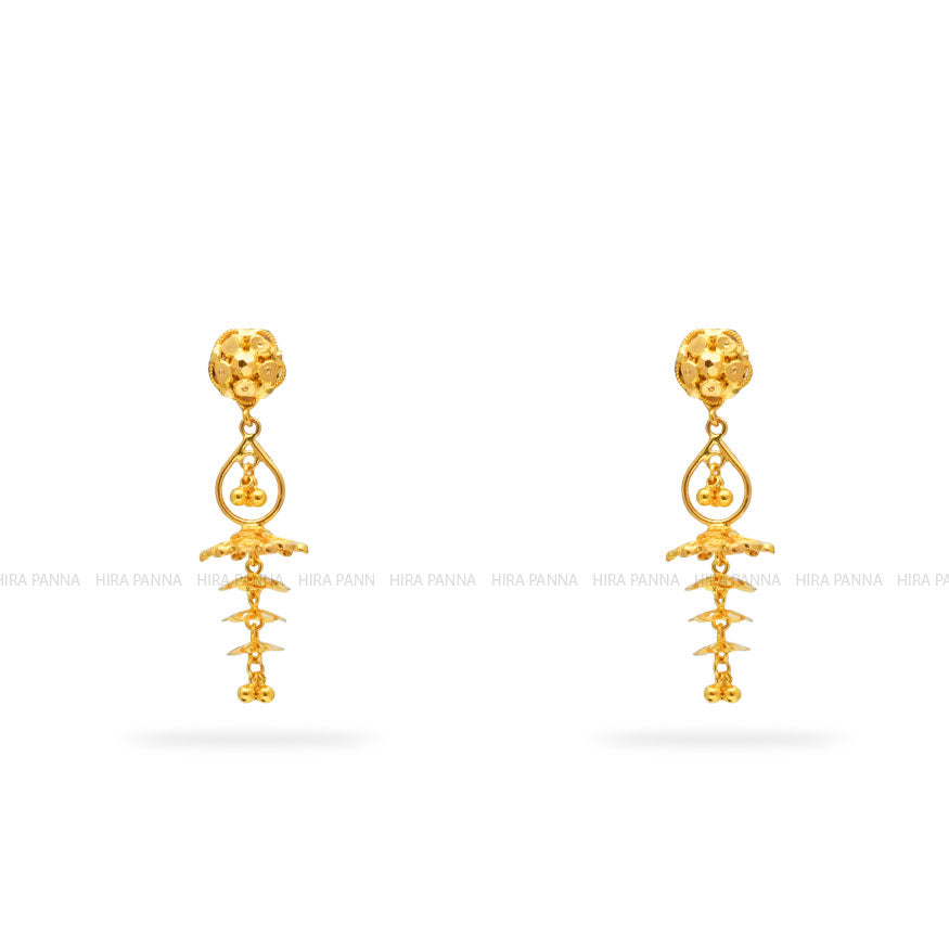 Gold Hanging Earrings