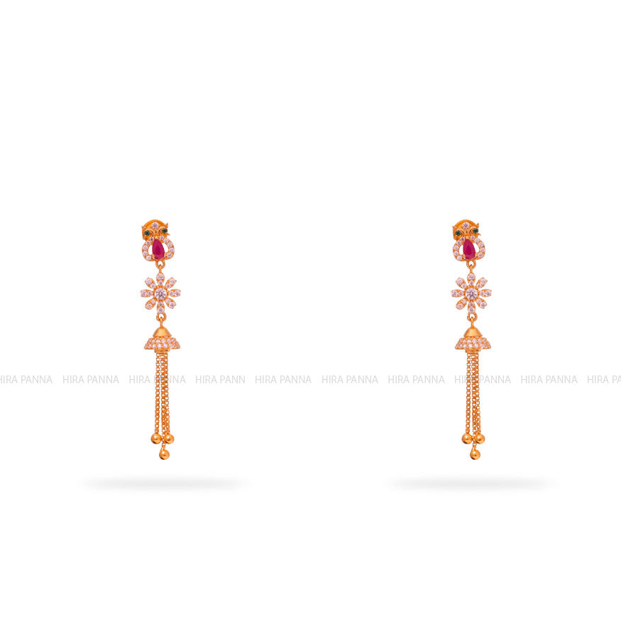 Gold Hanging Earrings