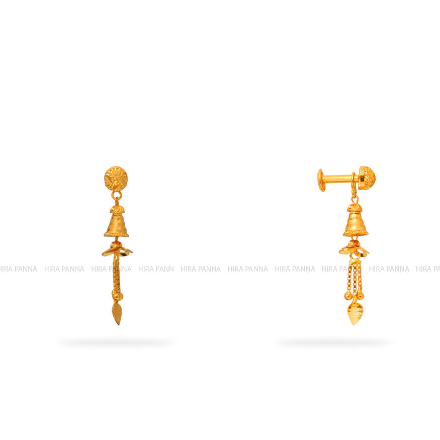Gold Hanging Earrings