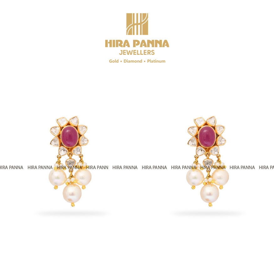 Triple Cut Hanging Earrings