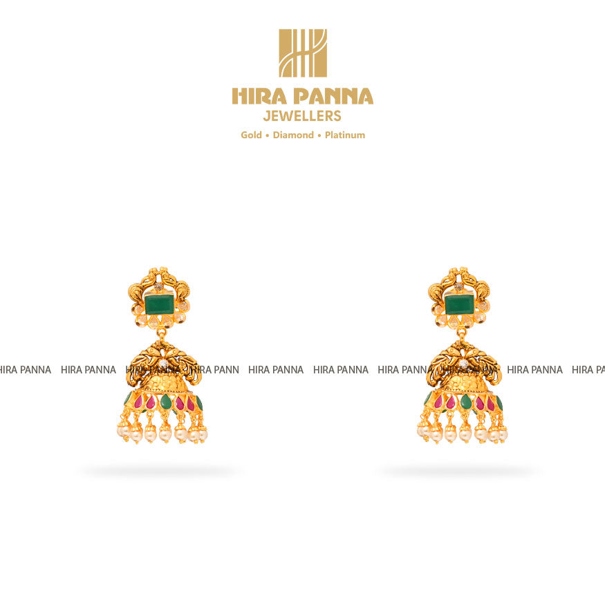 Antique Peacock Earrings