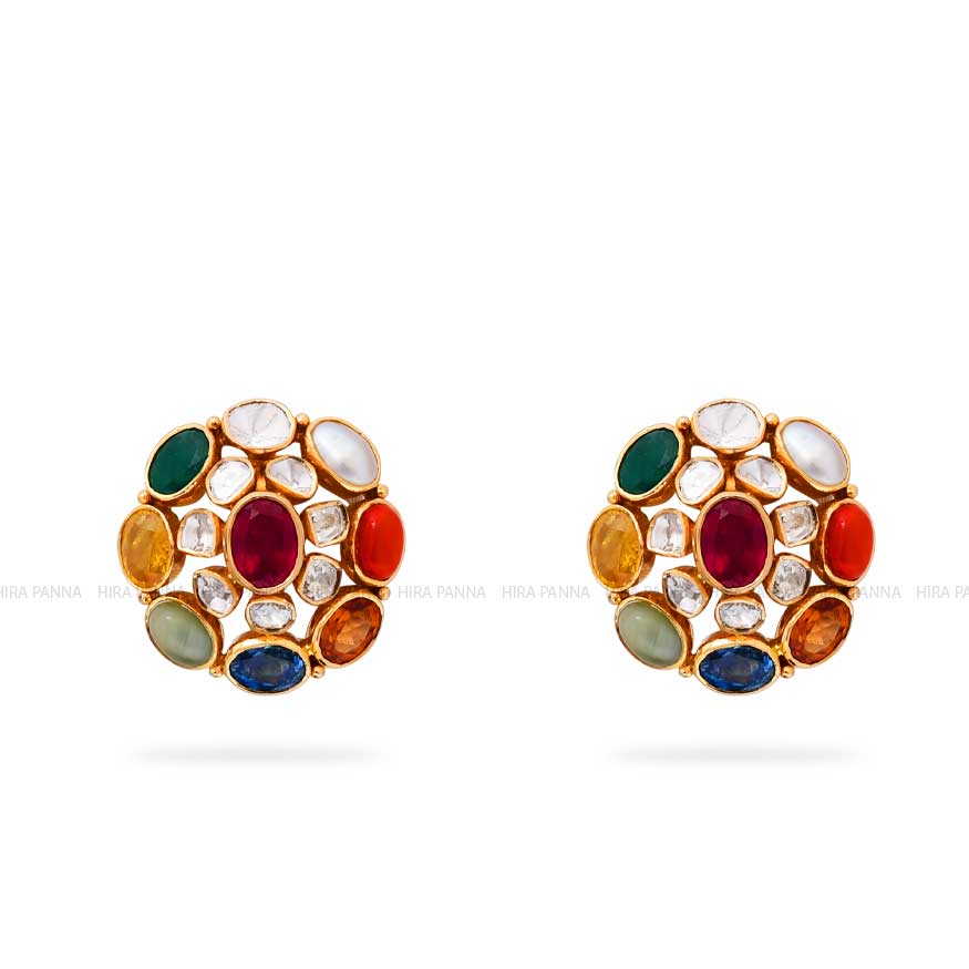 Jadau Stud Earrings