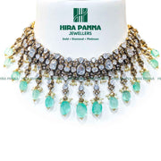 Russian Emerald Triple cut Diamond