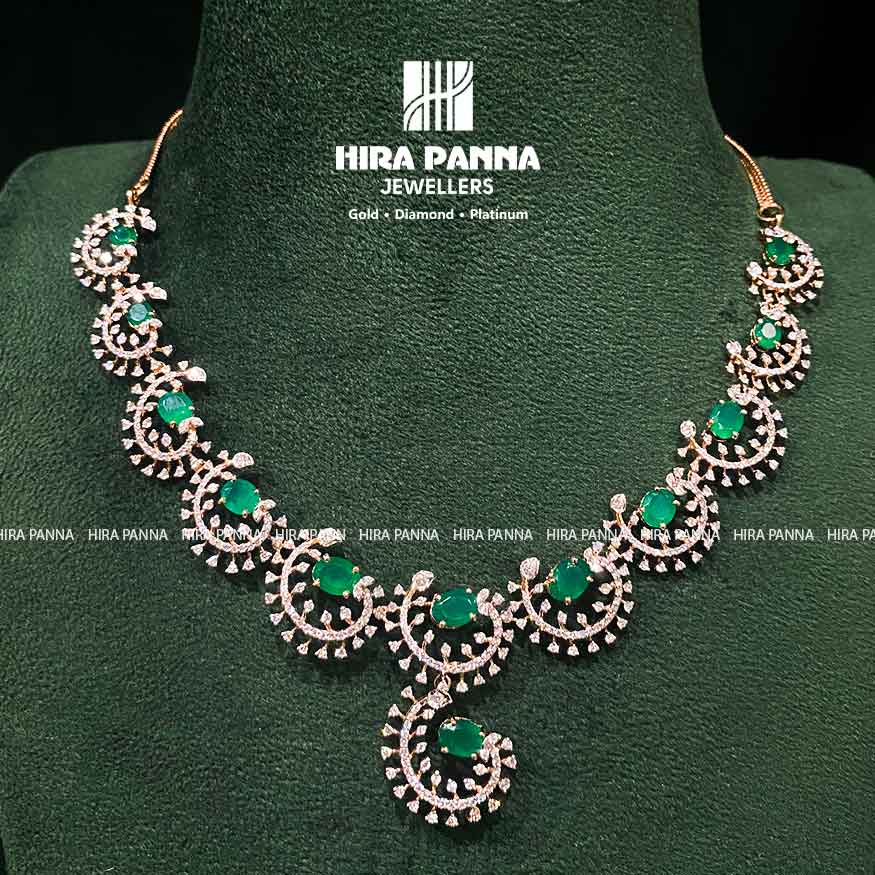 Open Settings Emerald Diamond Neckwear