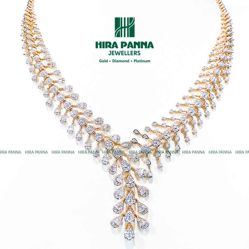 Fancy Open Setting Diamond Neckwear