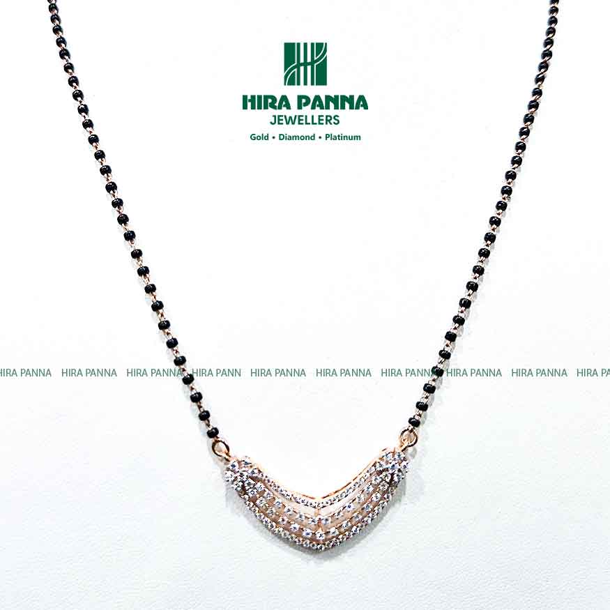 Traditional Mangalsutra Diamond Pendant