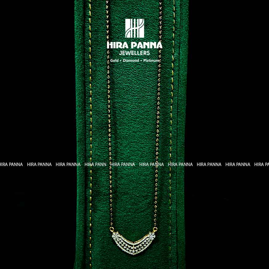 Traditional Mangalsutra Diamond Pendant