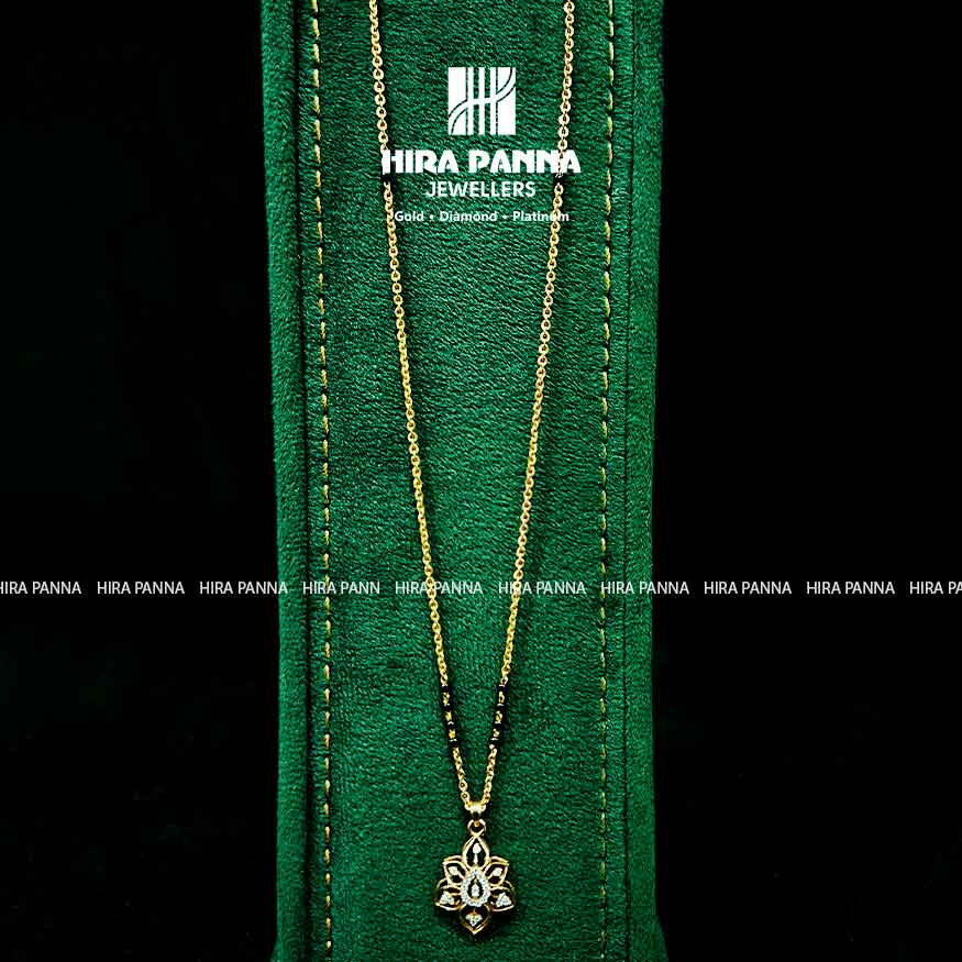 Traditional Mangalsutra Diamond Pendant