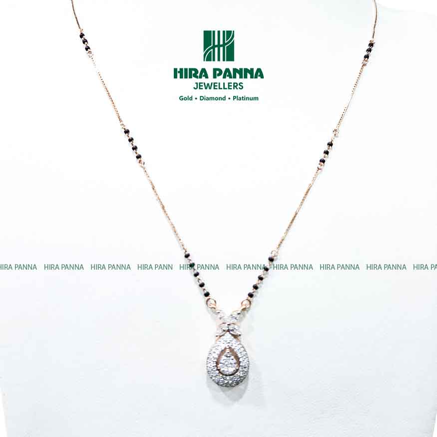 Traditional Mangalsutra Diamond Pendant