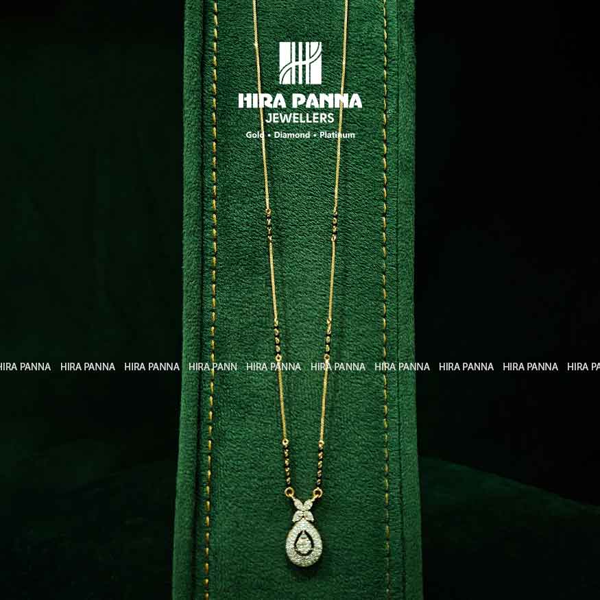 Traditional Mangalsutra Diamond Pendant
