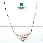 Fancy Mangalsutra Peacock Diamond Pendant