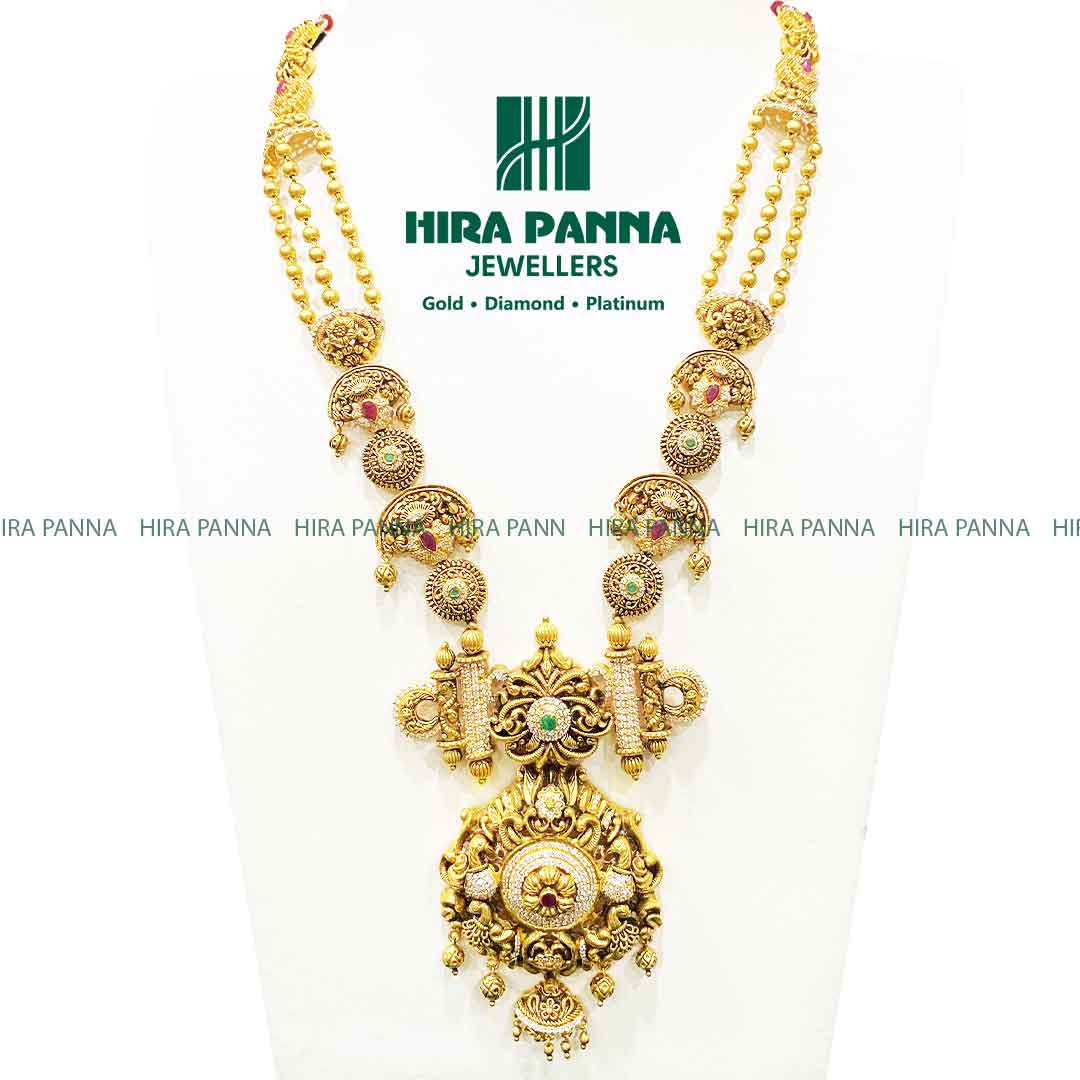 Antique Ruby & Emerald Haram