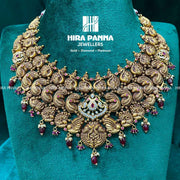 Antique Ruby Nakshi Neckwear