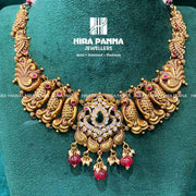 Antique Ruby Nakshi Neckwear