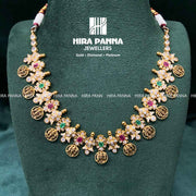 Antique Kasulu Ramparivar Ruby & Emerald Neckwear