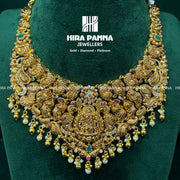 Antique Lakshmi Devi & Peacock Neckwear