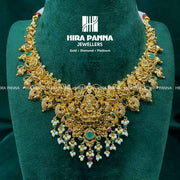 Antique Lakshmi Devi & Peacock R,E Neckwear