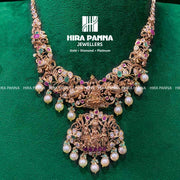 Pachi Work Lakshmi Devi & Ram Parivar & R,E Neckwear